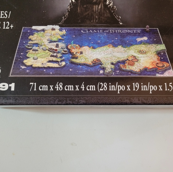 Game of Thrones 4D Puzzle of Westeros Essos 4D Cityscape [891Piece] - Picture 4 of 8